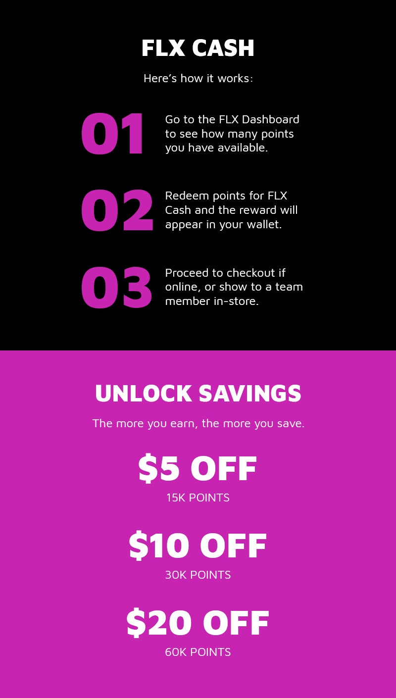 Unlock savings with FLX Cash